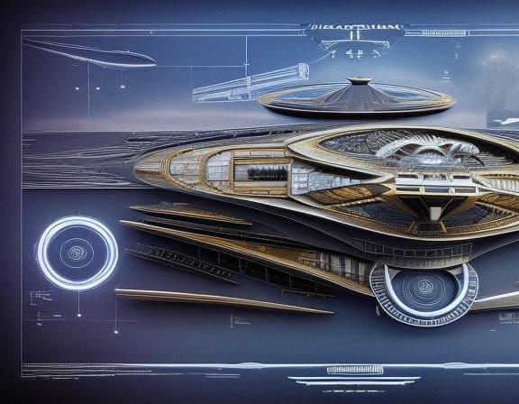 Futuristic schematics