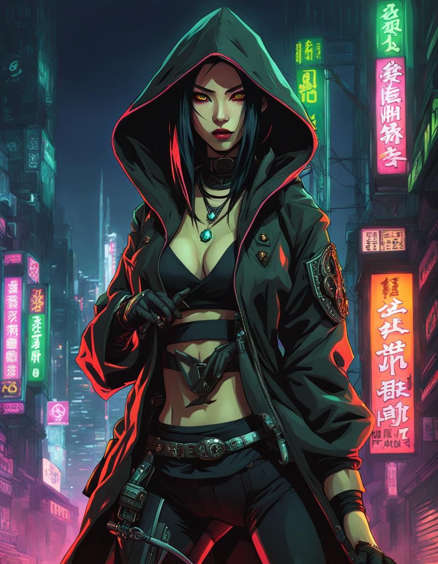 Sumiko from Shadowrun Mercurial adventure