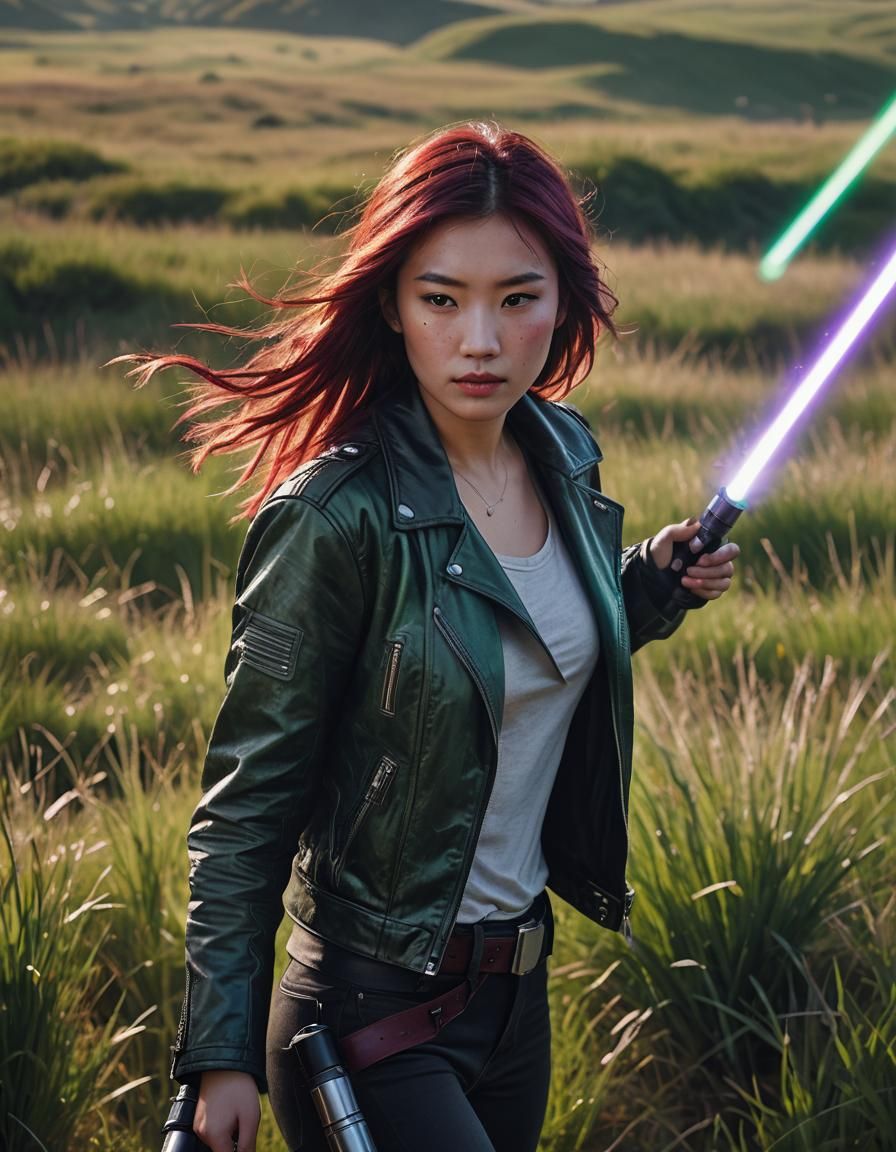 Sabine Wren in the Grasslands of Lothal