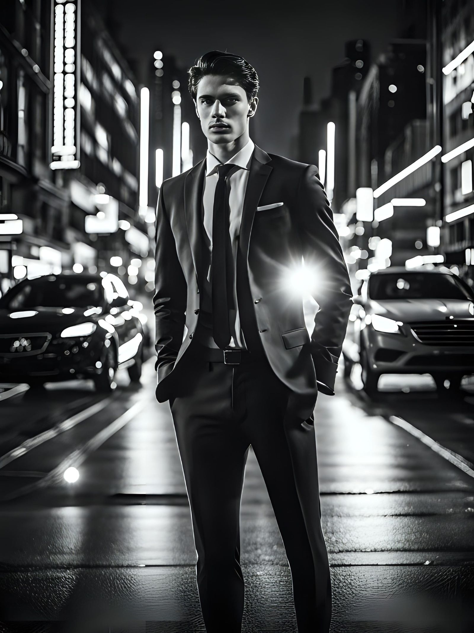 Portrait of a handsome man II