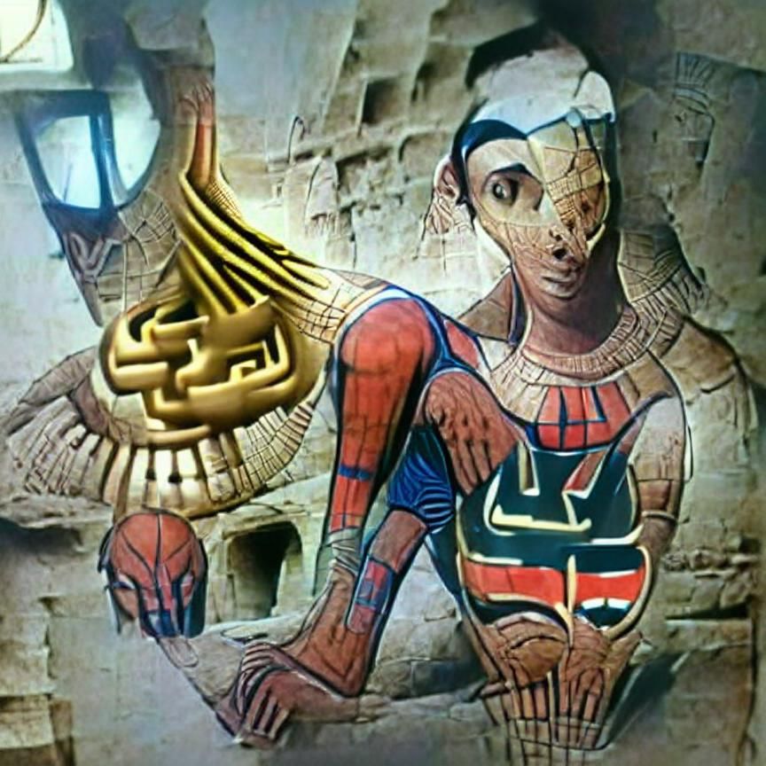Ancient Egyptian Spiderman