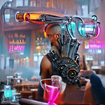 Cyborg bartender