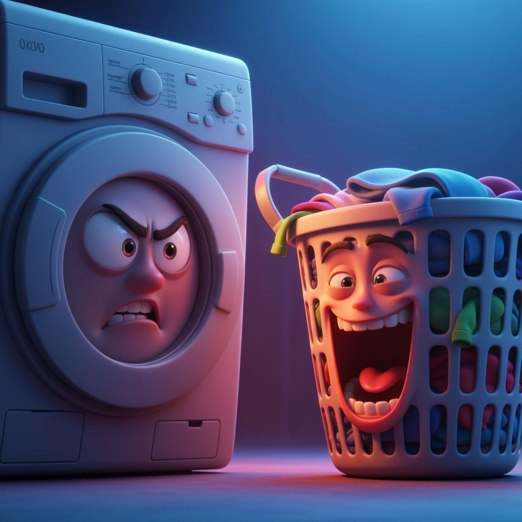 I'm tired of doing laundry.  by @Fisher