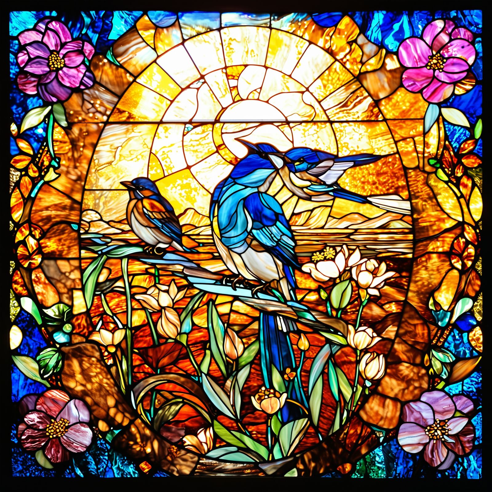 Stained Glass Tribute to Mom