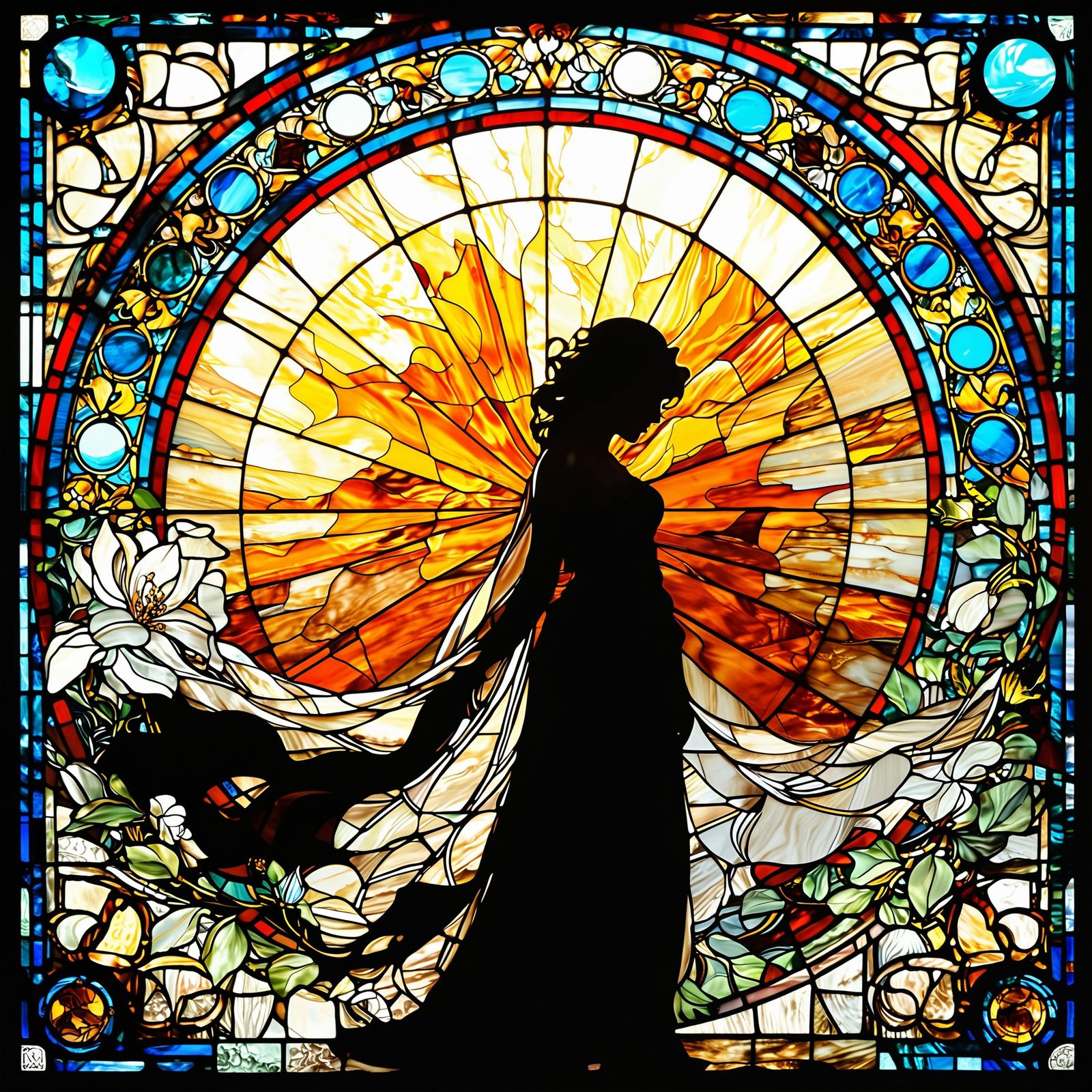 Stained Glass Tribute to Mom