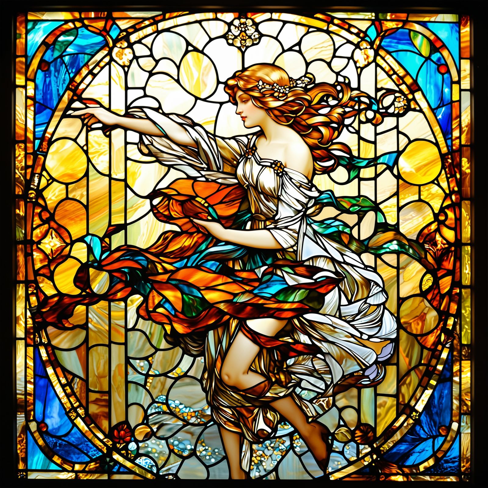 Stained Glass Tribute to Mom