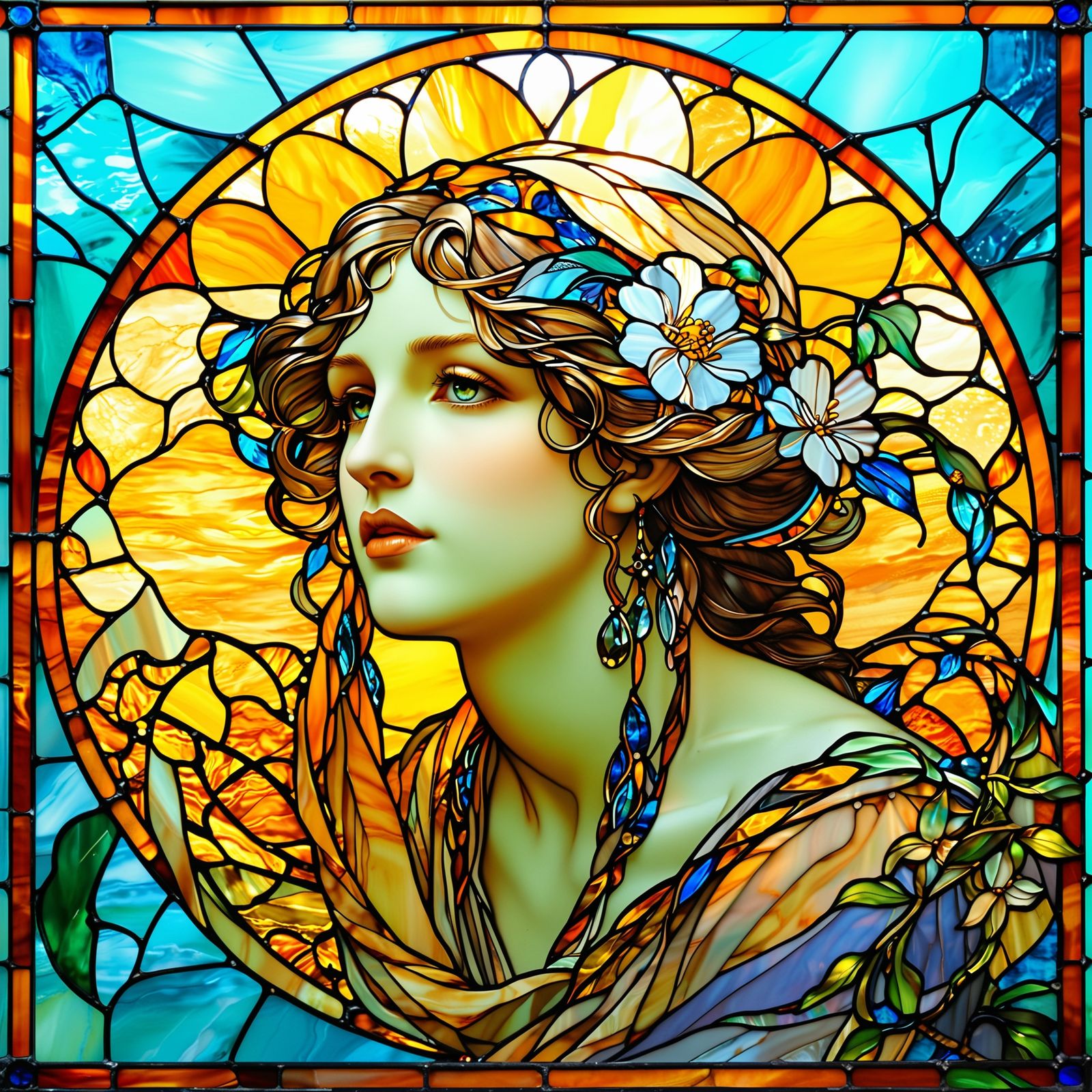 Stained Glass Tribute to Mom