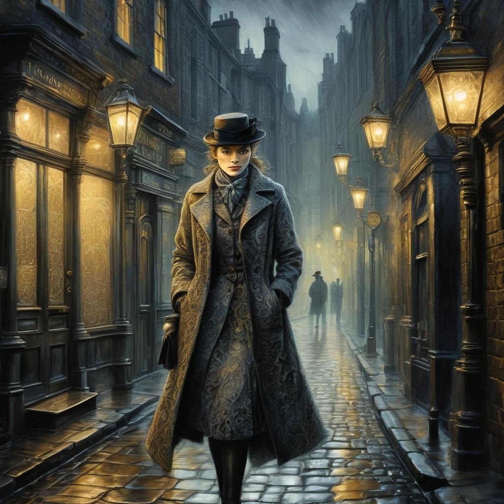 Privete detective Jodie Wells in London 1845  by @Appache