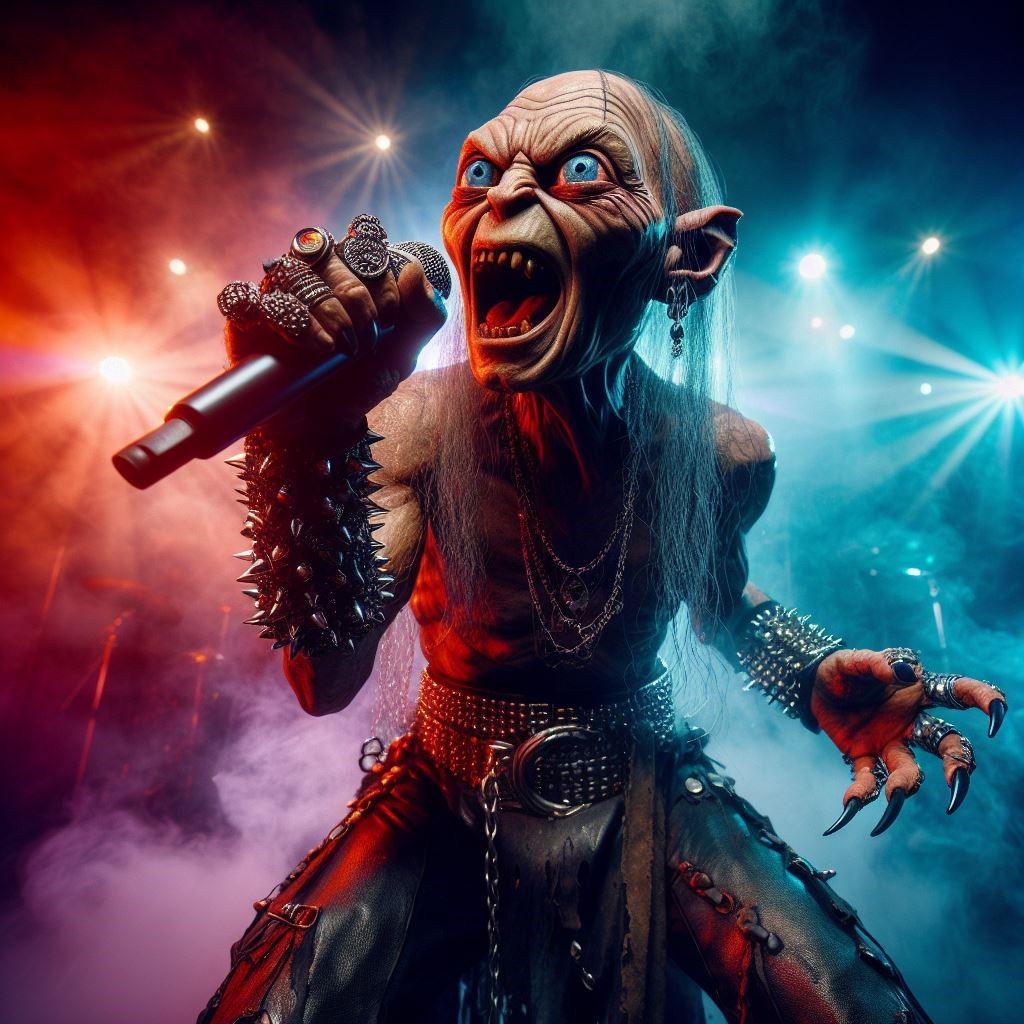 Gollum as a Death Metal Singer