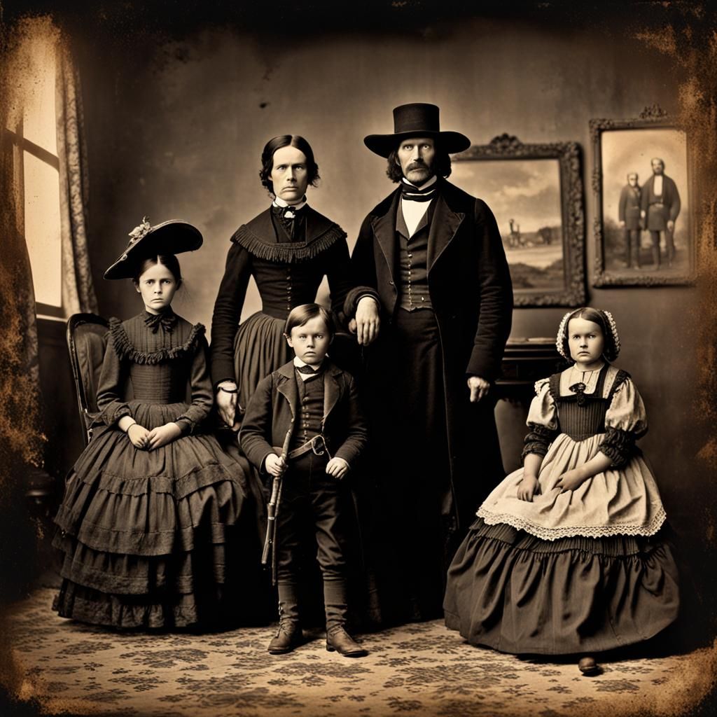 Donner Family 1845  by @razorbladez2112