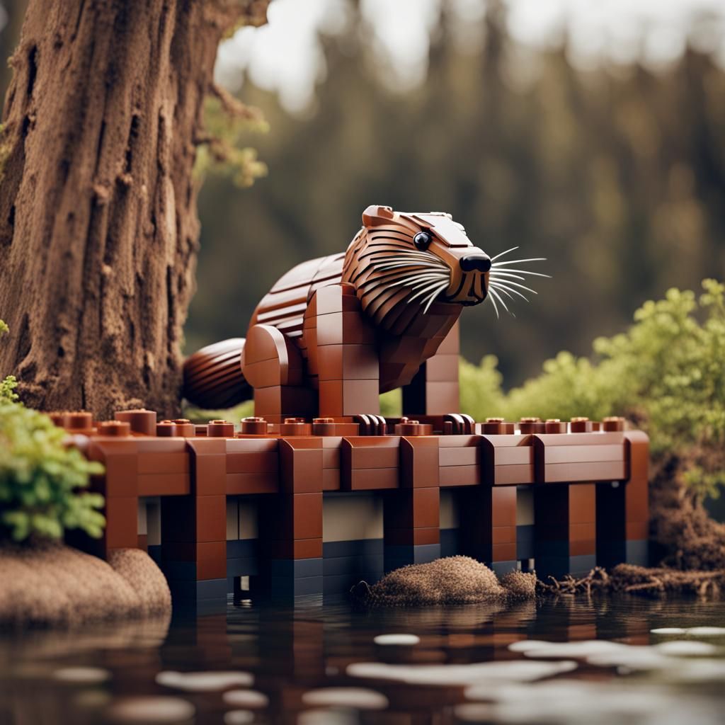 Beaver on Damn AI Generated Artwork NightCafe Creator