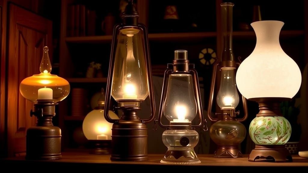 Unconventional Lamps oil lamps