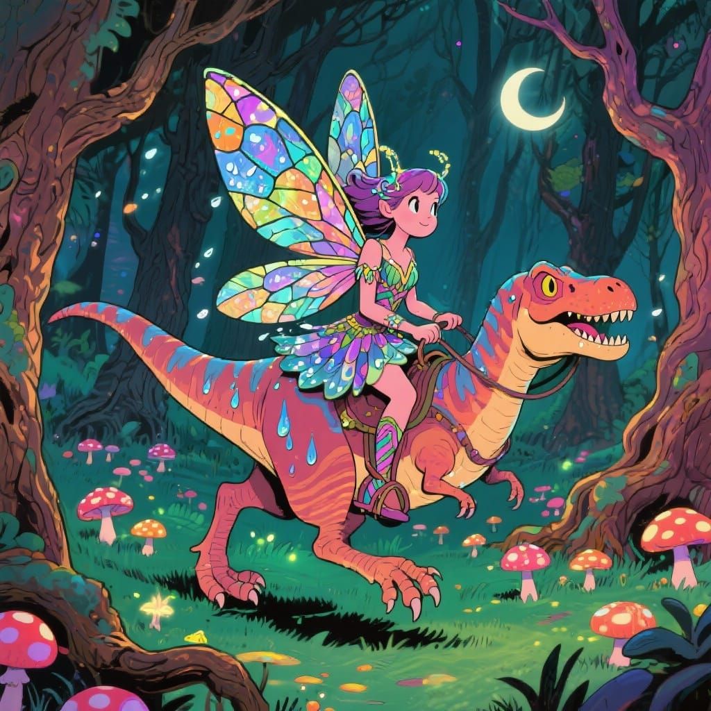 Velociraptor fairy