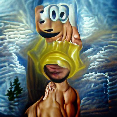 Show me God oil on canvas