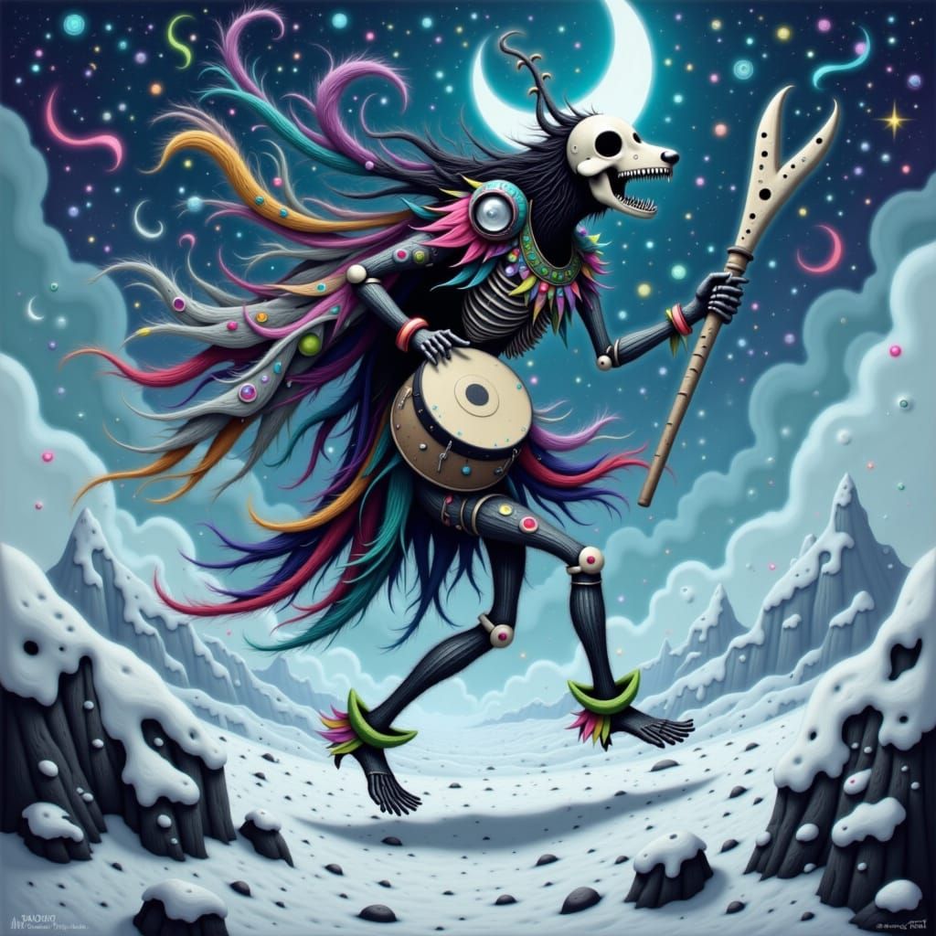 The Ahkiyyini is a skeleton spirit in Inuit folklore. He is the ghost of Alaska, and causes tidal waves and earthquakes by moving his arms. ...