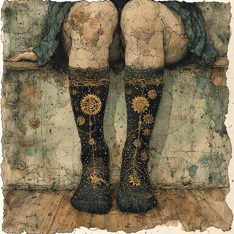 Steampunk socks