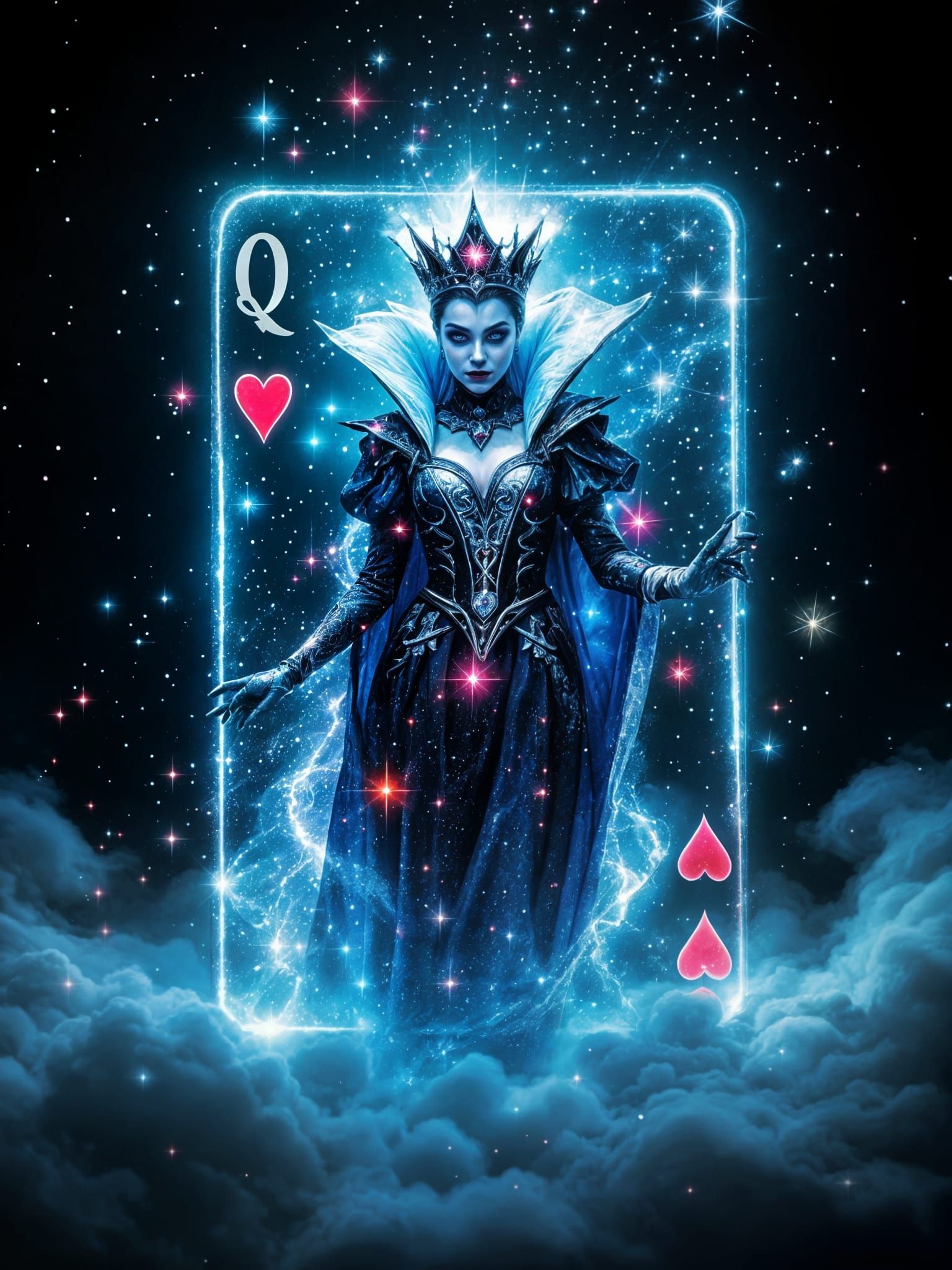 Cosmic evil Queen of Hearts  by @Mrbubu