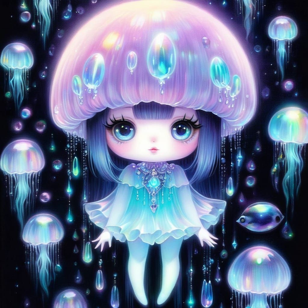 Jellie Girlie - AI Generated Artwork - NightCafe Creator