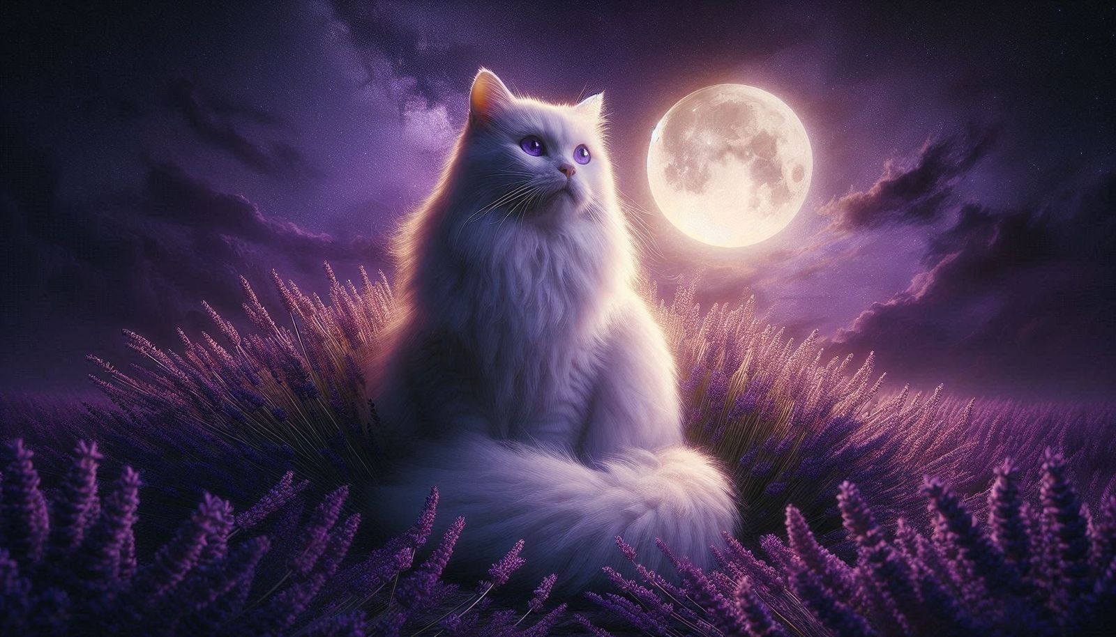 Lavender Kitty