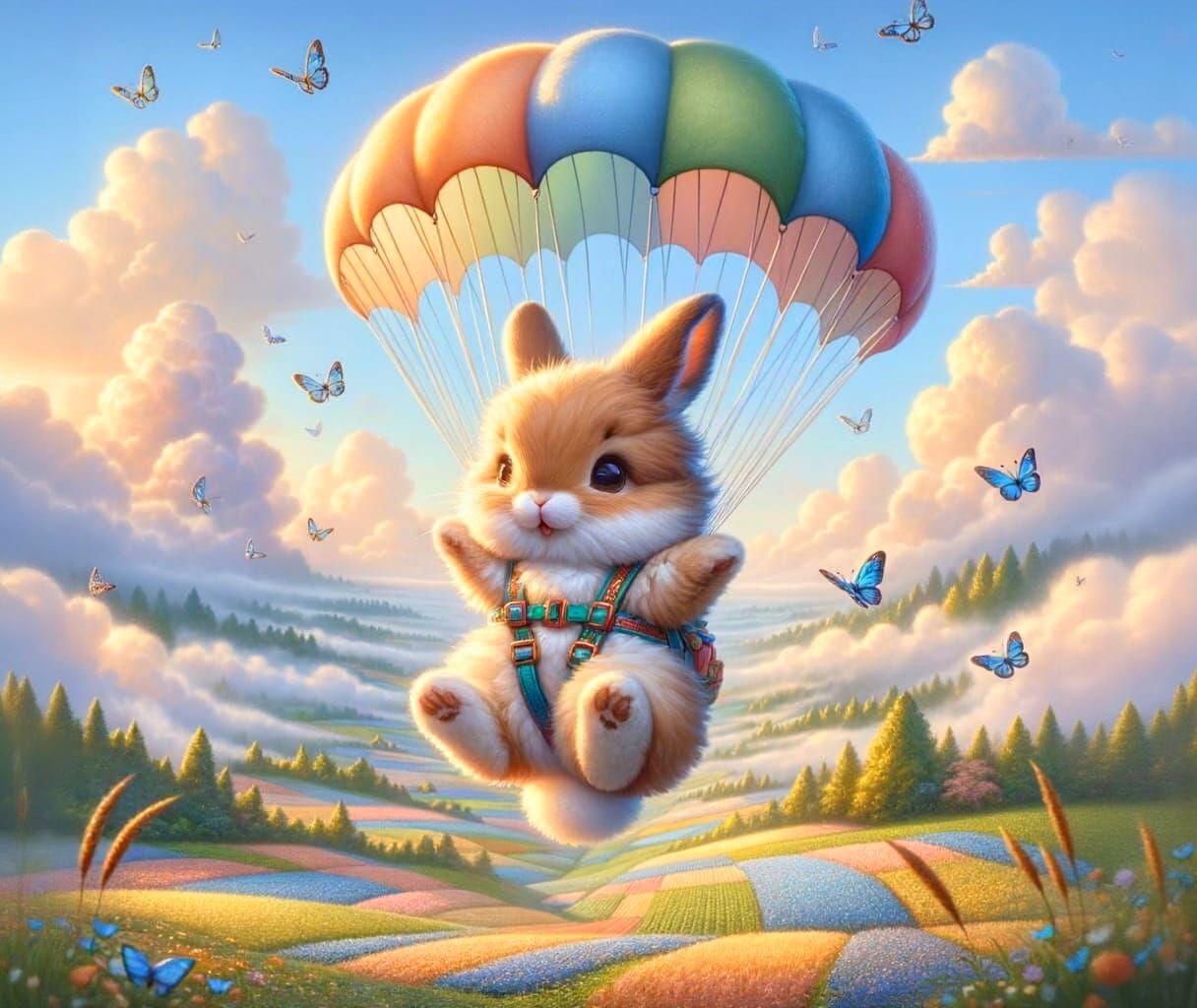 The Secret Skydiver  by @Joanna7