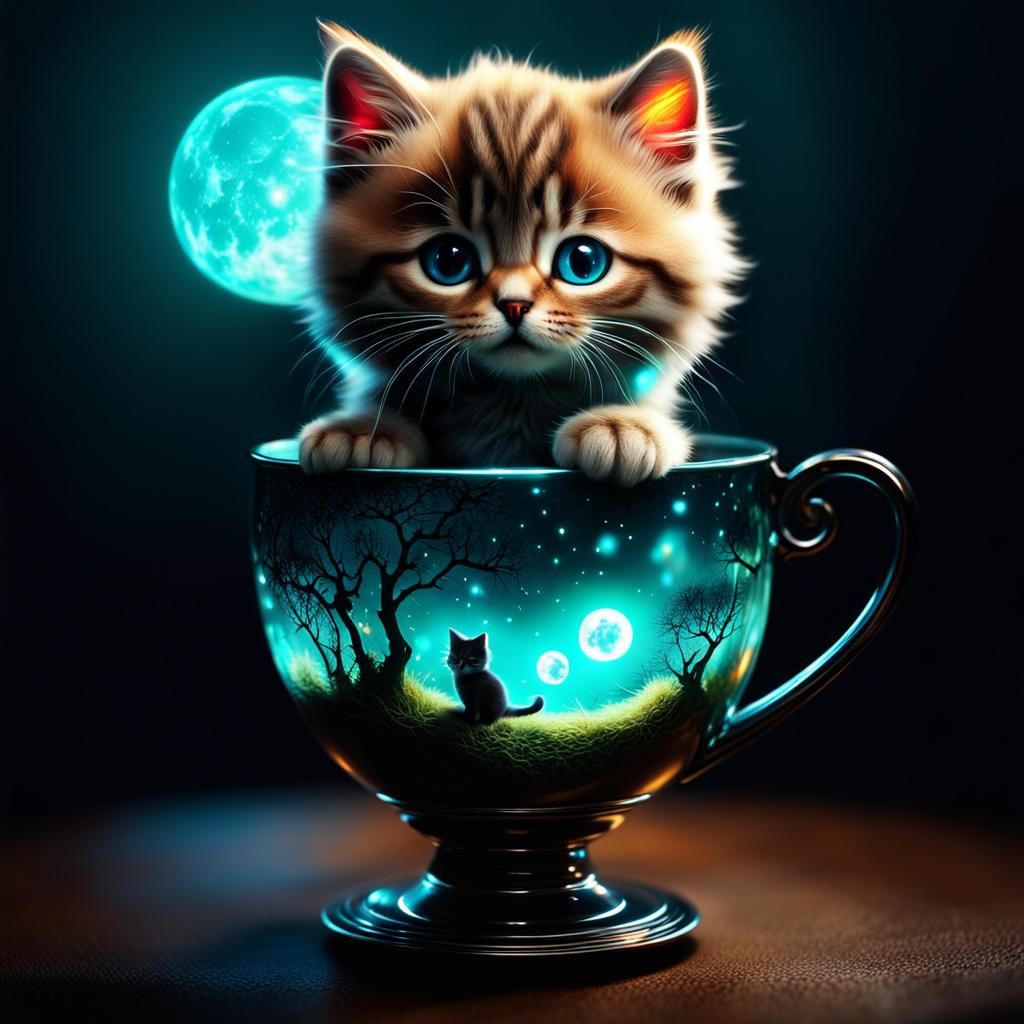 Kitten - AI Generated Artwork - NightCafe Creator