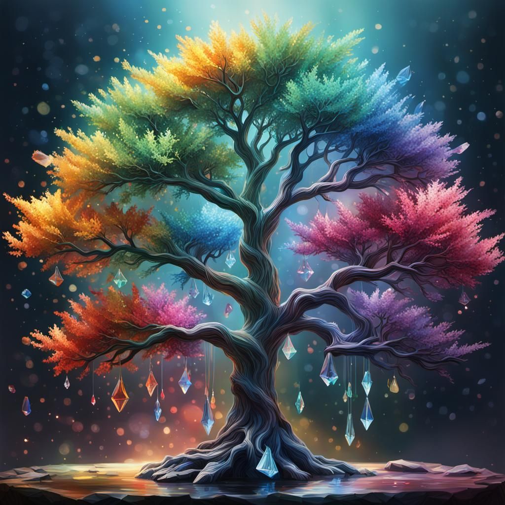crystal tree