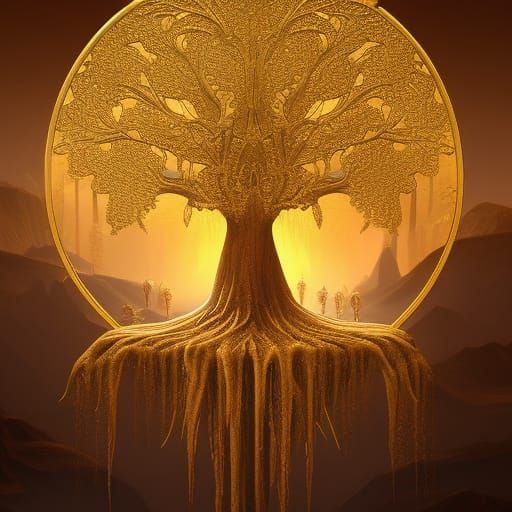 Golden Tree  by @YooJeong Lee