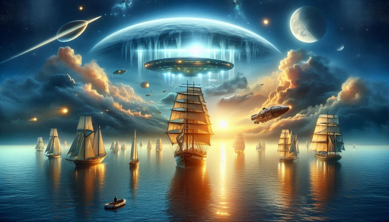 Попытка 7 высадки инопланетян на море.