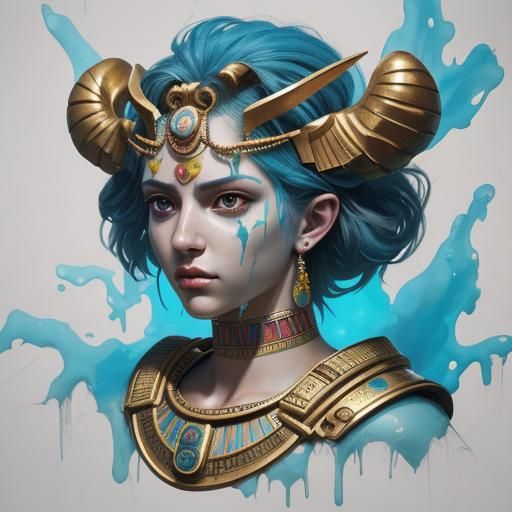 8k, high quality, detailed face, detailed image, fresco-styl...