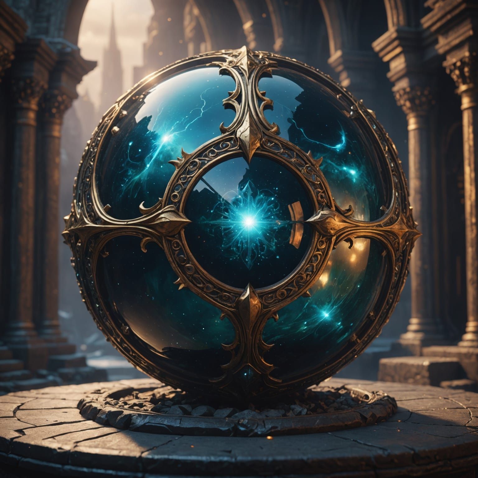 The Celestial Orb  by @Sidv