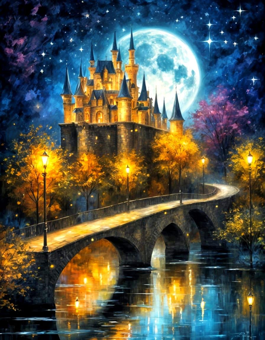 Moonlit enchantment   by @Stellar