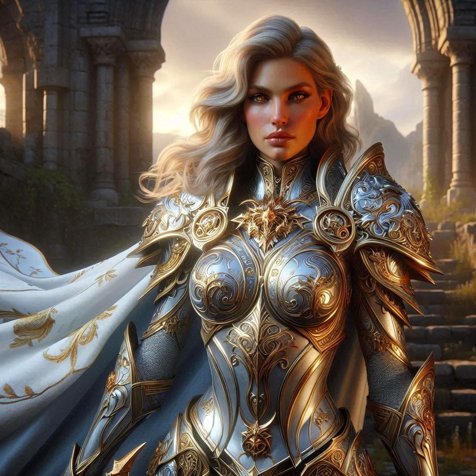 Seraphina Dawnblade, Aasimar Paladin