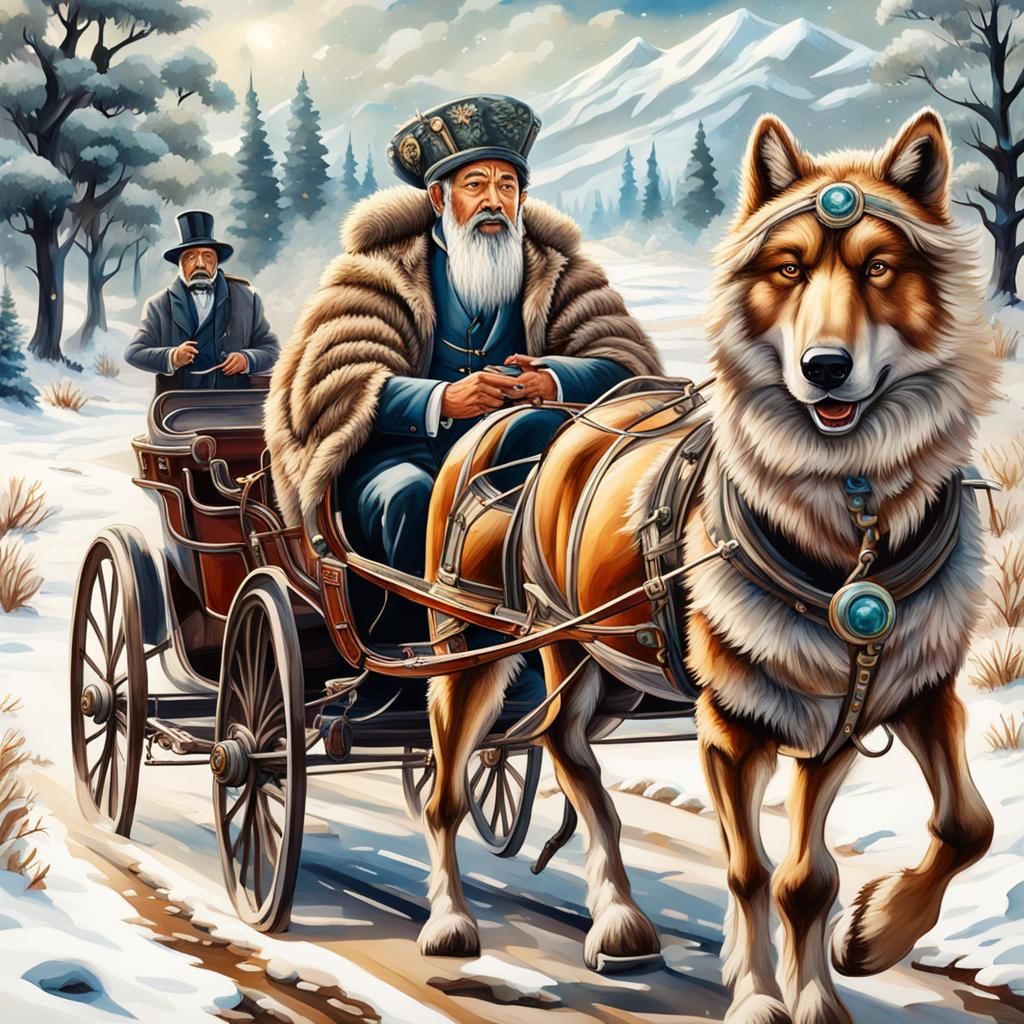 Das 5 beinige Wolfspferd lebt offenbar im Kaukasus