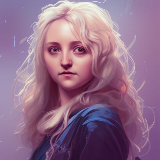 Luna Lovegood AI Generated Artwork NightCafe Creator luna-lovegood-ai-generated-artwork-nightcafe-creator