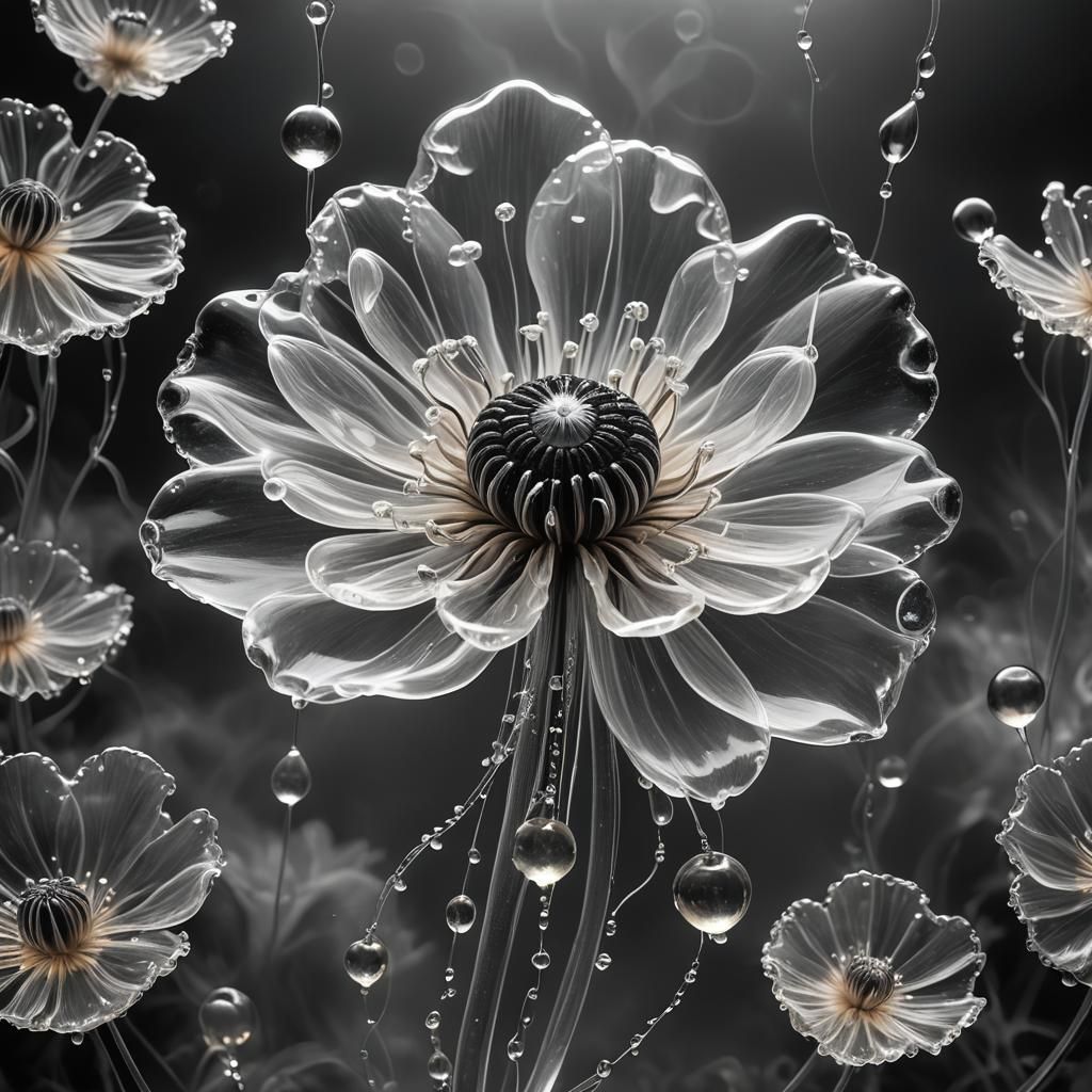 Monochrome flowers    by @Espinado 