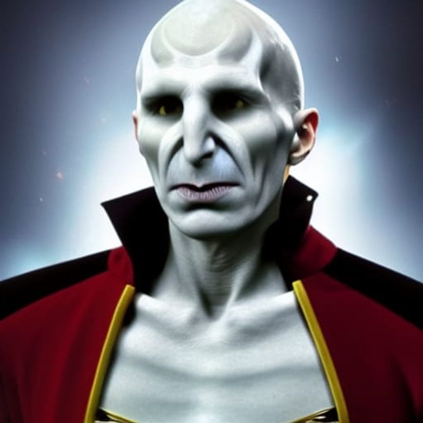 Voldemort As A Startrek Captain - Ai Generated Artwork - Nightcafe Creator