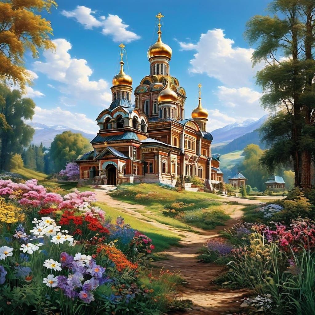 A Russian Orthodox church