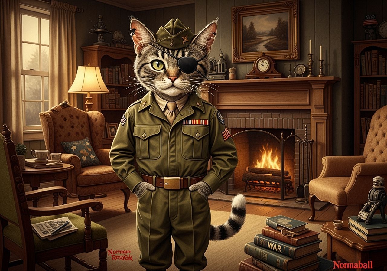 Greatest Generation cat  by @John from Youngstown