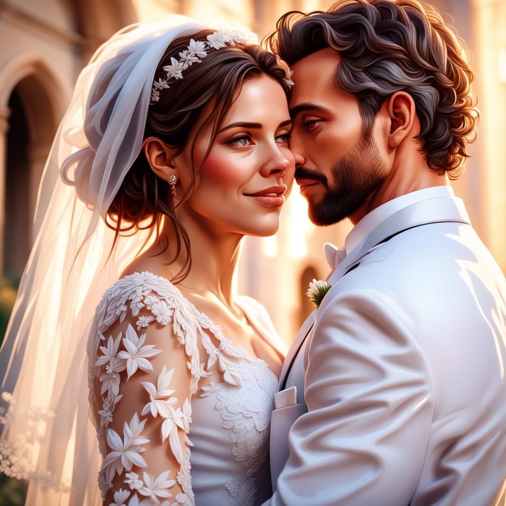 Beautiful Wedding - AI Generated Artwork - NightCafe Creator