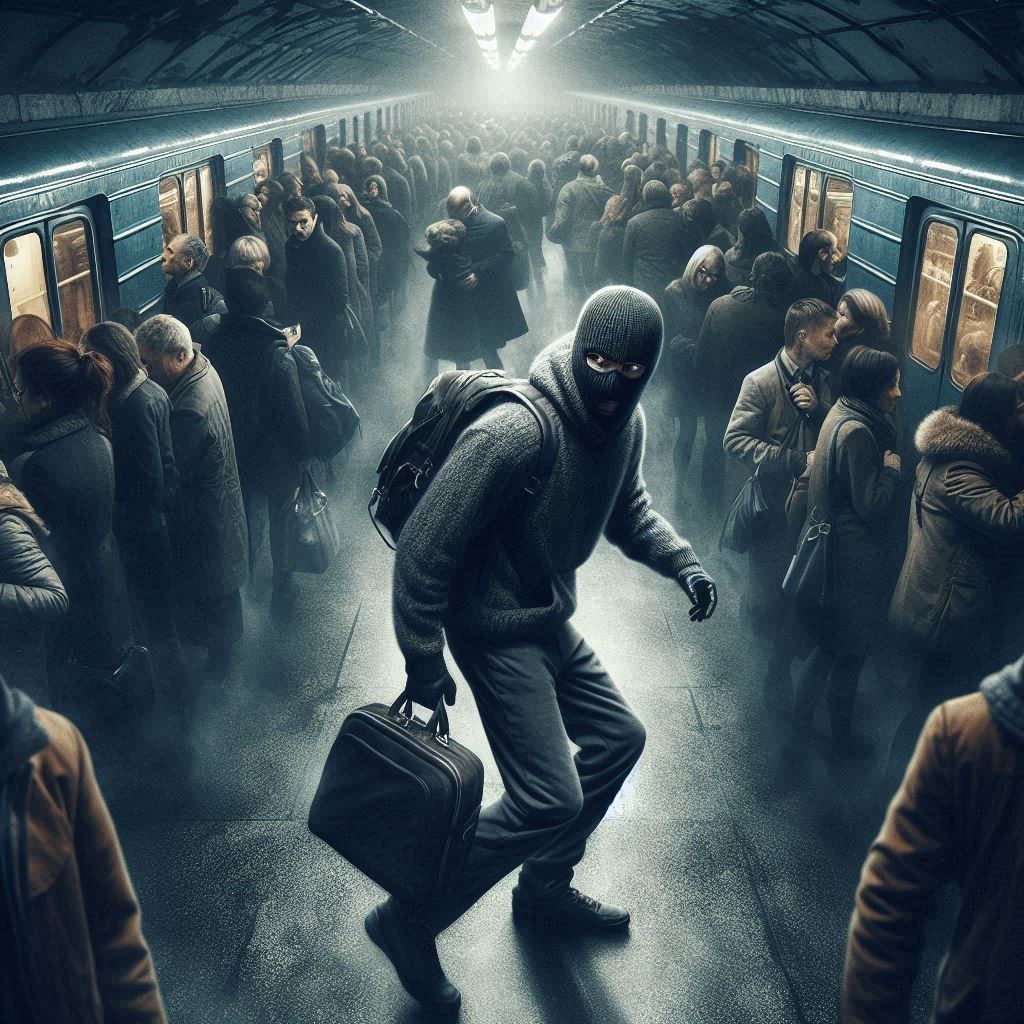 Thief in the subway