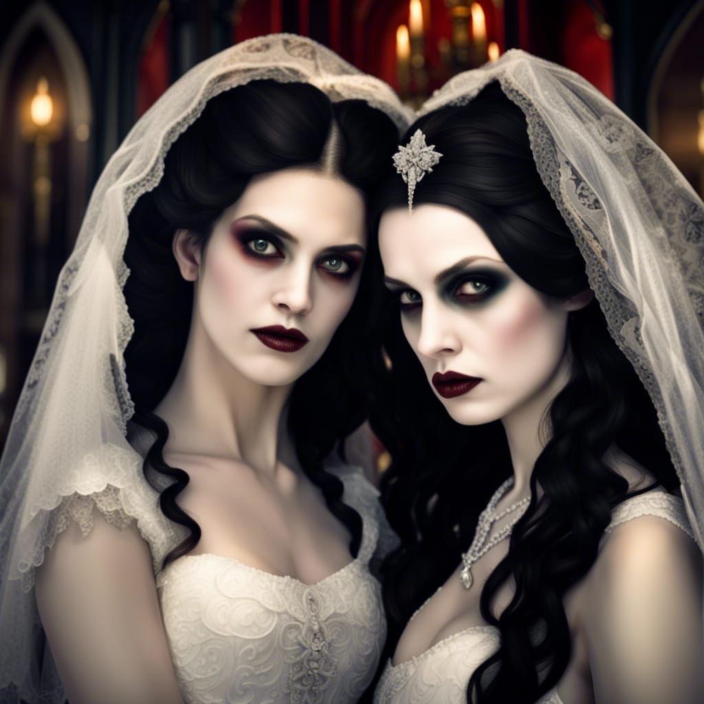 Draculas brides - AI Generated Artwork - NightCafe Creator