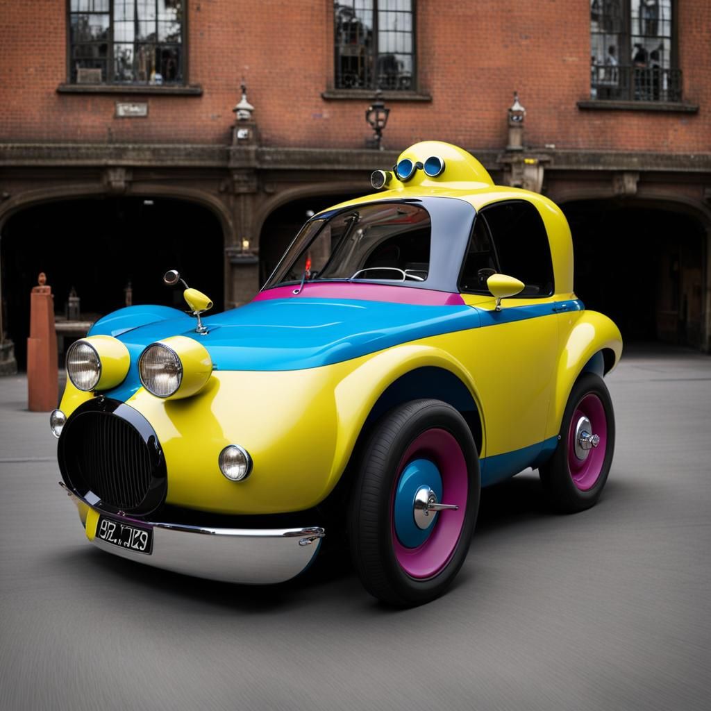 If the Minions had a car in the Wacky Races - AI Generated Artwork ...