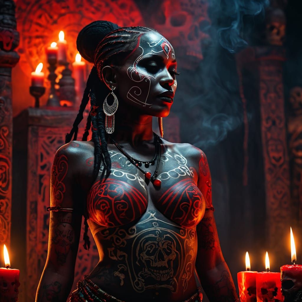 tatooed voodoo princess