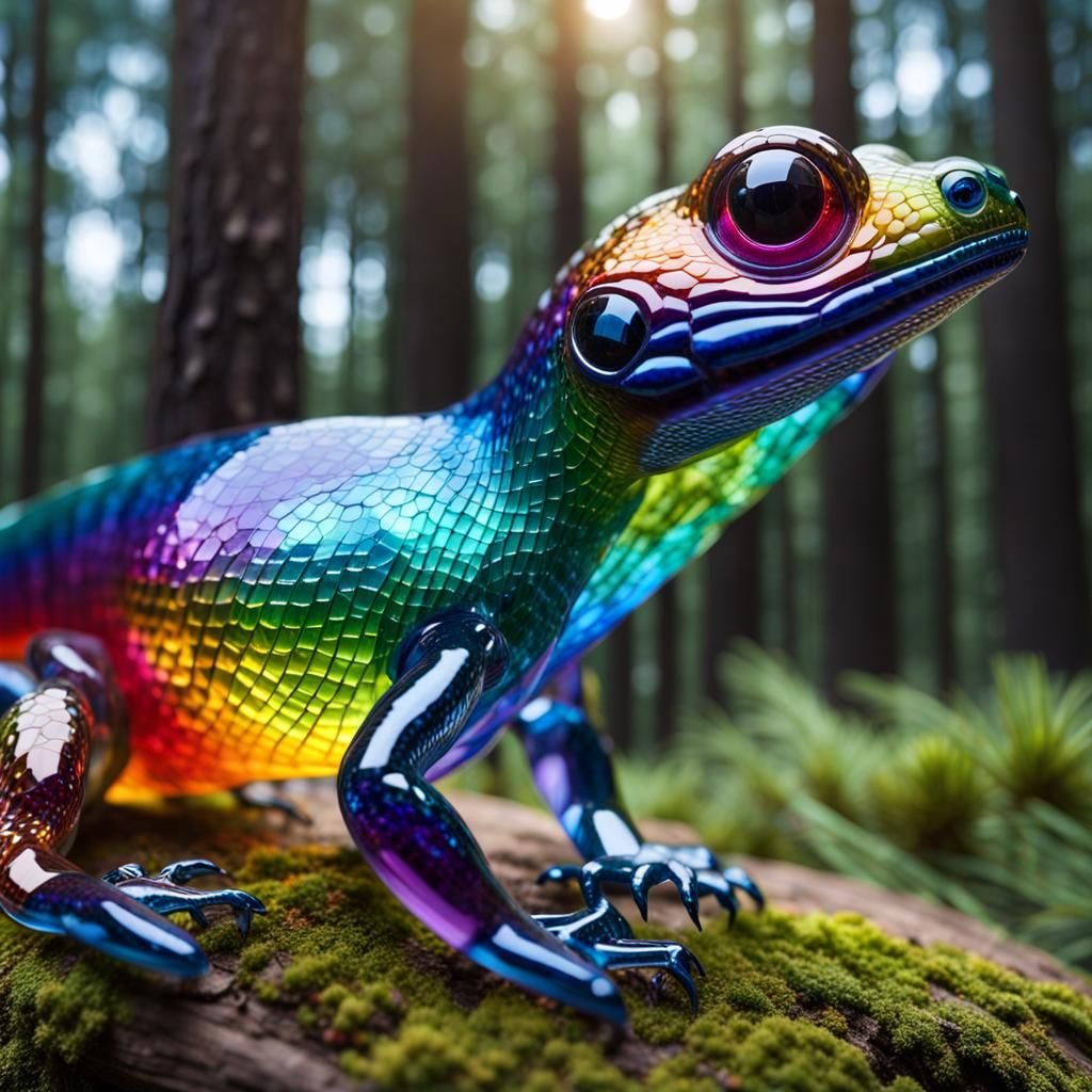 Small lizard in a big forest  by @datura_stramonium