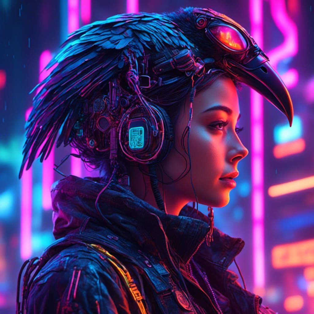 So they called her "The Raven" ...