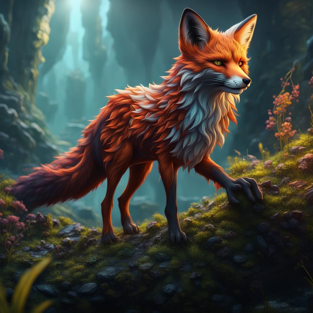 poison fox 4 - AI Generated Artwork - NightCafe Creator