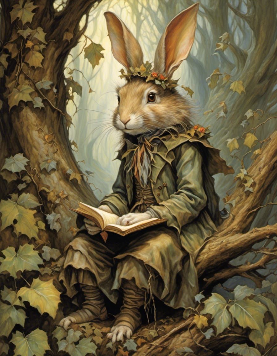 Librarian of the Oak Forest  by @Chance