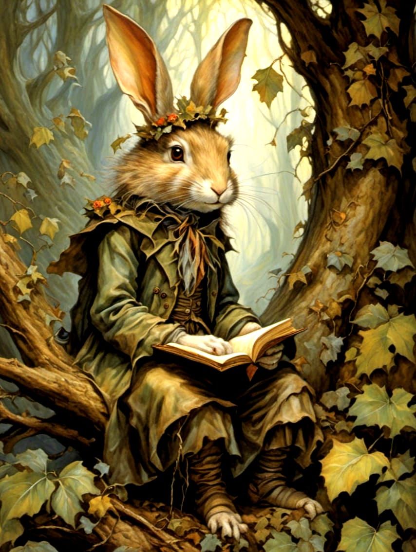 Poet of the Oak Forest  by @Chance