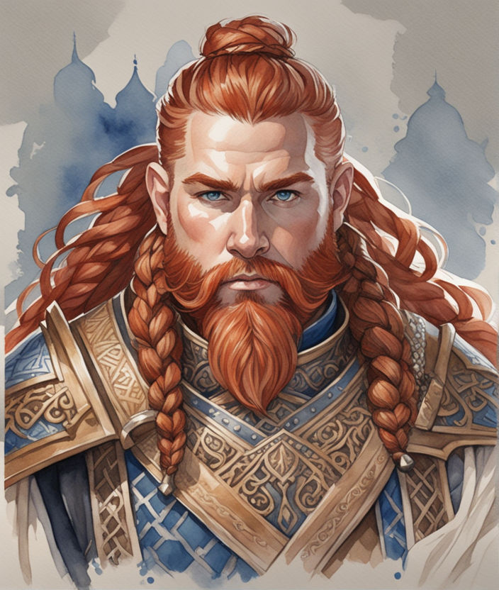 Granite Mountainfire; Dwarf Cleric of Storunni, Whirlwind Wa...