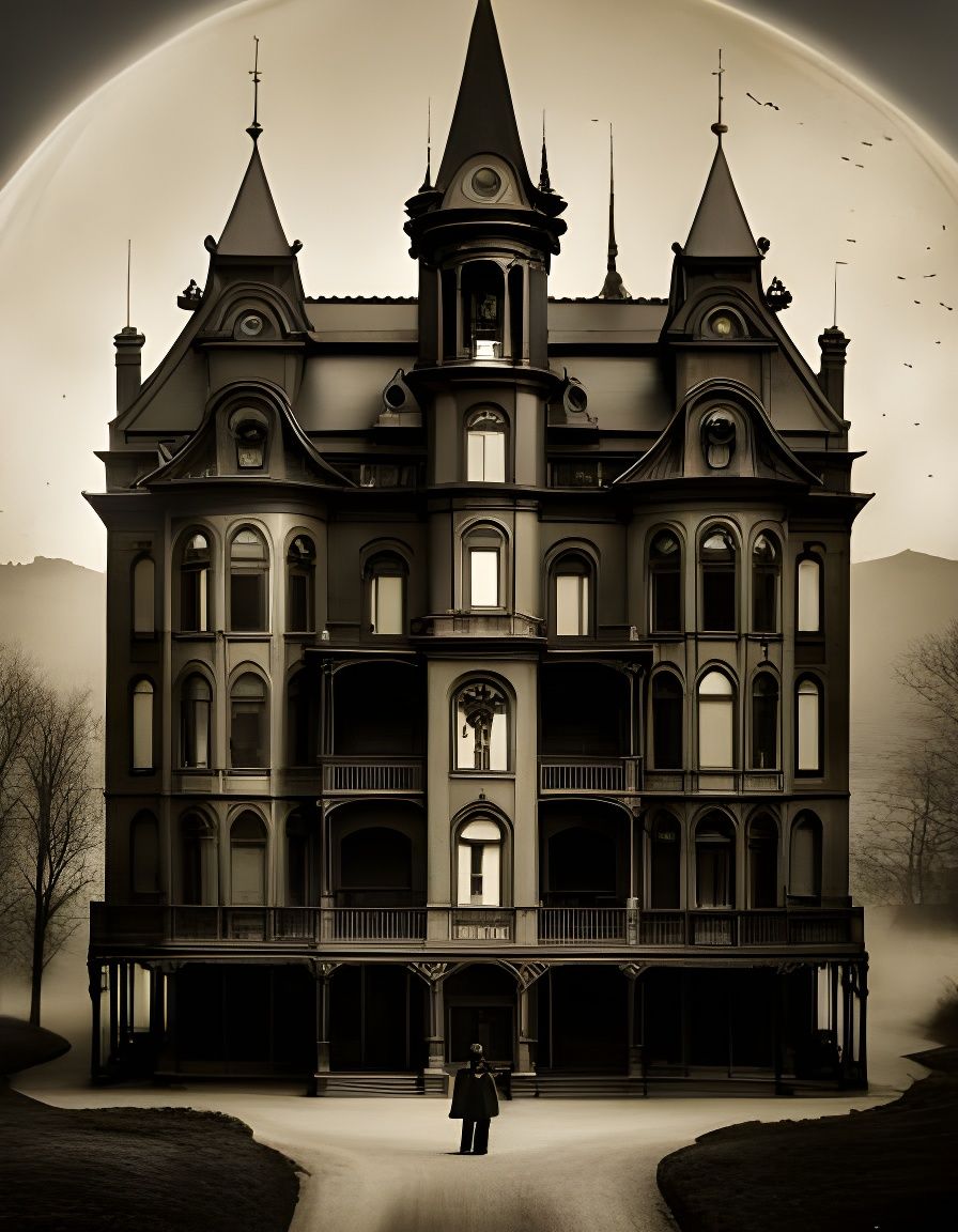 Victorian Mansion - AI Generated Artwork - NightCafe Creator